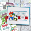 Gnome Let it Snow Matchables 4 x 6" Stamp set