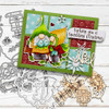 Gnome Tinsel in a Tangle Matchables 4 x 6" Stamp set