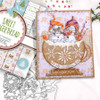 Gnome Jolly Holly Wishes Matchables Stamp set