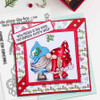 Gnome Meet Me Under the Mistletoe Matchables 4 x 6" Stamp set