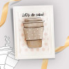 Mocha Coffee cup (precoloured) - printable craft digital stamp download with free SVG /DXF files