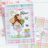 Winnie Daisy Fairy cute girl Bundle - COLOUR, LIGHT skintones printable clipart digital stamp, digistamp for cards, cardmaking, crafting and stickers