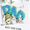 Dad Father Celebrate Relax Gnome For Men - Bundle of printable clipart digital stamp, digistamp for cards, cardmaking, crafting and stickers