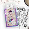 Sparkle Kingdom Snowman - Christmas 4 x 6" clear photopolymer stamp set