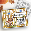 Autumn Fun Critters - 4 x 4" clear photopolymer stamp set