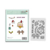 Rockin Robin Stamps 3 x 4" photopolymer craft stamp set