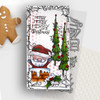 Merry Santa Stamps 3 x 6" photopolymer stamp set