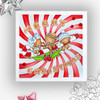 Candy Cane Fun - Gingerbread Holly digital stamp - (COLOUR) printable clipart  for cardmaking, craft, scrapbooking & stickers