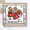 Hot Chocolate - Gingerbread Holly digital stamp - (COLOUR) printable clipart  for cardmaking, craft, scrapbooking & stickers