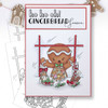 Shop Window - Gingerbread Holly digital stamp - (COLOUR) printable clipart  for cardmaking, craft, scrapbooking & stickers