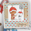 Snowman Fun - Gingerbread Holly  digital stamp - printable clipart  for cardmaking, craft, scrapbooking & stickers