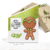 Oh Snap - Gingerbread Holly digital stamp - (COLOUR) printable clipart  for cardmaking, craft, scrapbooking & stickers
