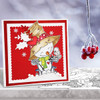 Sweet Tweets Frosty Smiles Snowman - Christmas 3 x 4" clear photopolymer stamp set