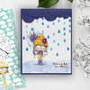 Soaking Wet Umbrella Rebel (precoloured clipart) -  cute printable craft digital stamp craft download