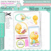 Spring into Easter BIG KAHUNA cute printable craft digital stamp bundle