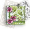Hearts and Flowers Butterfly Stamps, stencil and papers bundle