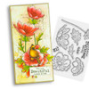 Mixed Flowers Stamp Stencil and Switchables card making craft bundle