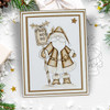 Santa Hohoho - Christmas cute printable digital stamp for card making, craft, scrapbooking, printable stickers