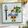 Santa Christmas printable stamp craft card making digital stamp download bundle