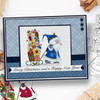 Santa Christmas printable stamp craft card making digital stamp download bundle