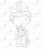 Policeman digital stamp download