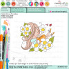Flower Fun Fairy Winnie Daisy printable precoloured clipart card making crafts scrapbooking sticker with SVG print and cut outline