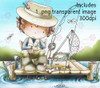 Fishing digital stamp download