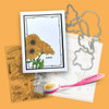 Daisy Dragonfly Card making Craft clear Stamps - Botanical Bliss