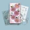 Daisy Dragonfly Card making Craft clear Stamps - Botanical Bliss