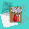 Radiant Roses outline cutting dies for Card making Crafts