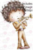 Trumpet Boy digital stamp download
