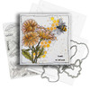 Botanical Bliss Matchable flower stamps, layering stencils and cutting dies bundle for Card making Crafts