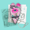 Botanical Bliss Matchable flower stamps, layering stencils and cutting dies bundle for Card making Crafts