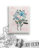 Happy Spring Sketchy Flower  'Matchables' A5 outline dies for card making, craft, scrapbooking, mixed media