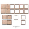 Square basic craft shapes frames