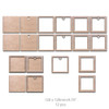 Square basic craft shapes frames