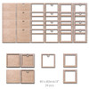 Square basic craft shapes frames