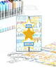 Cute Boy with pencil and paper Graduation school student clipart for Card Making, Scrapbooking and Junk Journaling
