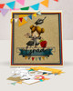 Cute Girl Grey gown 2 Graduation school student clipart for Card Making, Scrapbooking and Junk Journaling