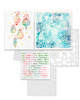 Beautiful Christmas Emboss-ink Stencil TRIO- card making, crafts, scrapbooking