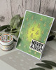 Cute Christmas Trees 6 x 6" Emboss-ink Stencil - card making, crafts, scrapbooking.