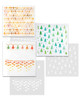 Cute Twinkling Christmas 6 x 6" Emboss-ink Stencil TRIO - card making, crafts, scrapbooking.