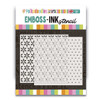 Christmas Joy Emboss-ink Stencil TRIO - card making, crafts, scrapbooking.