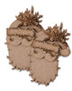 2 x Santa Claus Layered Ornaments/baubles1 - MDF wood blanks, plaques and decorations for card making, crafts, scrapbooking