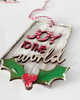 2 x Christmas Joy Layered Tags/Ornaments/baubles - MDF wood blanks, plaques and decorations for card making, crafts, scrapbooking
