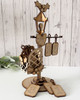 Advent Calendar Days of Christmas decoration -  Christmas Craft Wood blanks Set. Layered Tags/Ornaments/baubles  - MDF wood blanks, plaques and decorations for card making, crafts, scrapbooking