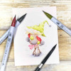 Gnome Fun 4 clear stamps bundle - for card making, crafts, scrapbooking
