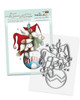 Gnome Fun 4 clear stamps bundle - for card making, crafts, scrapbooking