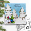 Gnome Fun 4 clear stamps bundle - for card making, crafts, scrapbooking
