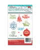 Deck the Halls 4 clear stamps bundle - for card making, crafts, scrapbooking.